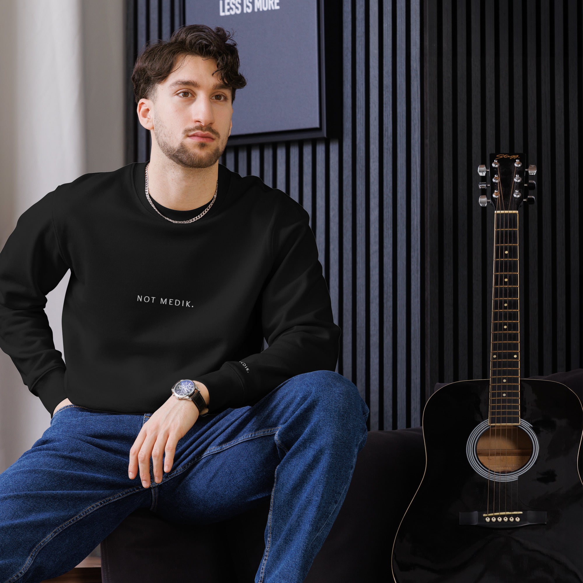 not medik. Premium Sweatshirt - not medik.