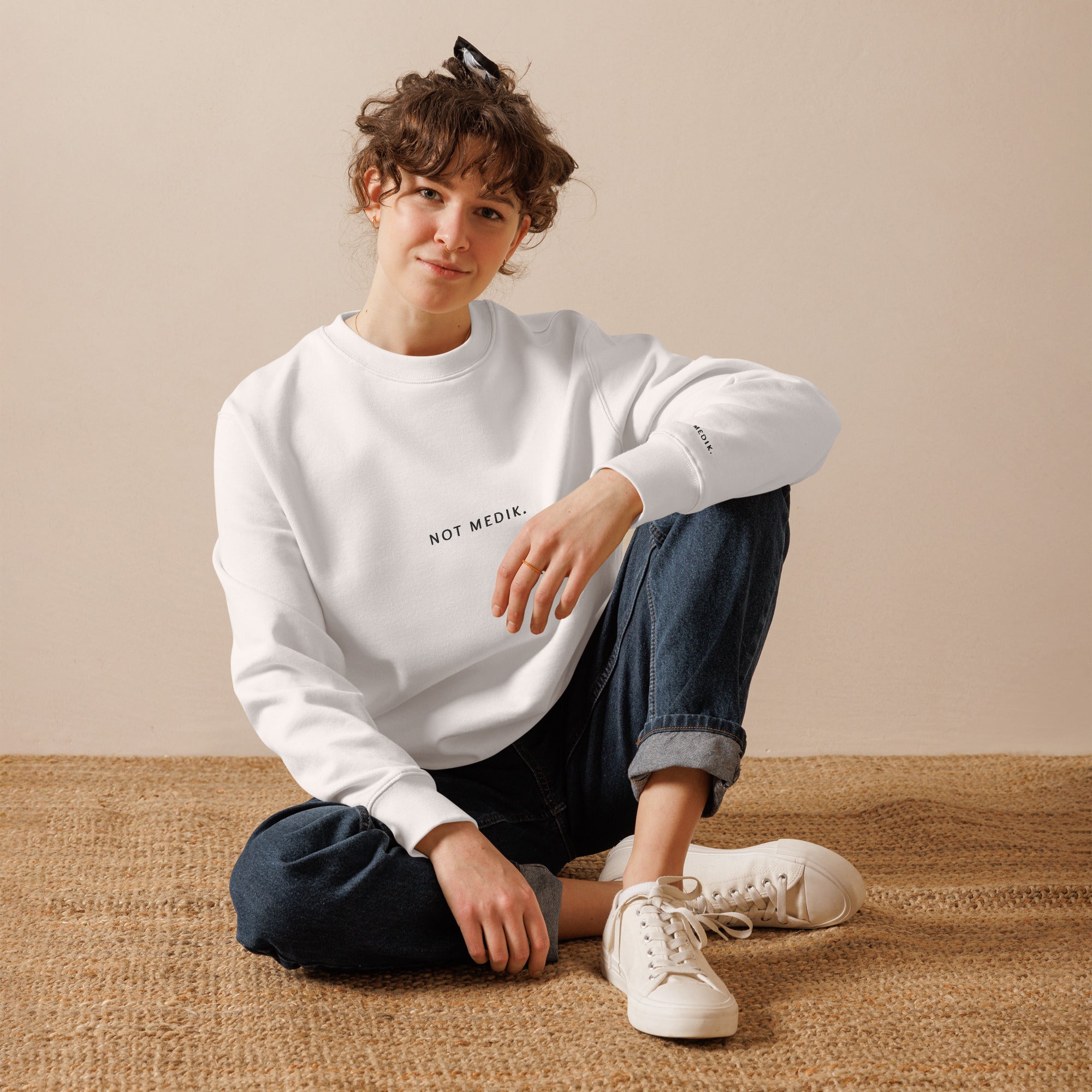 not medik. Premium Sweatshirt - not medik.