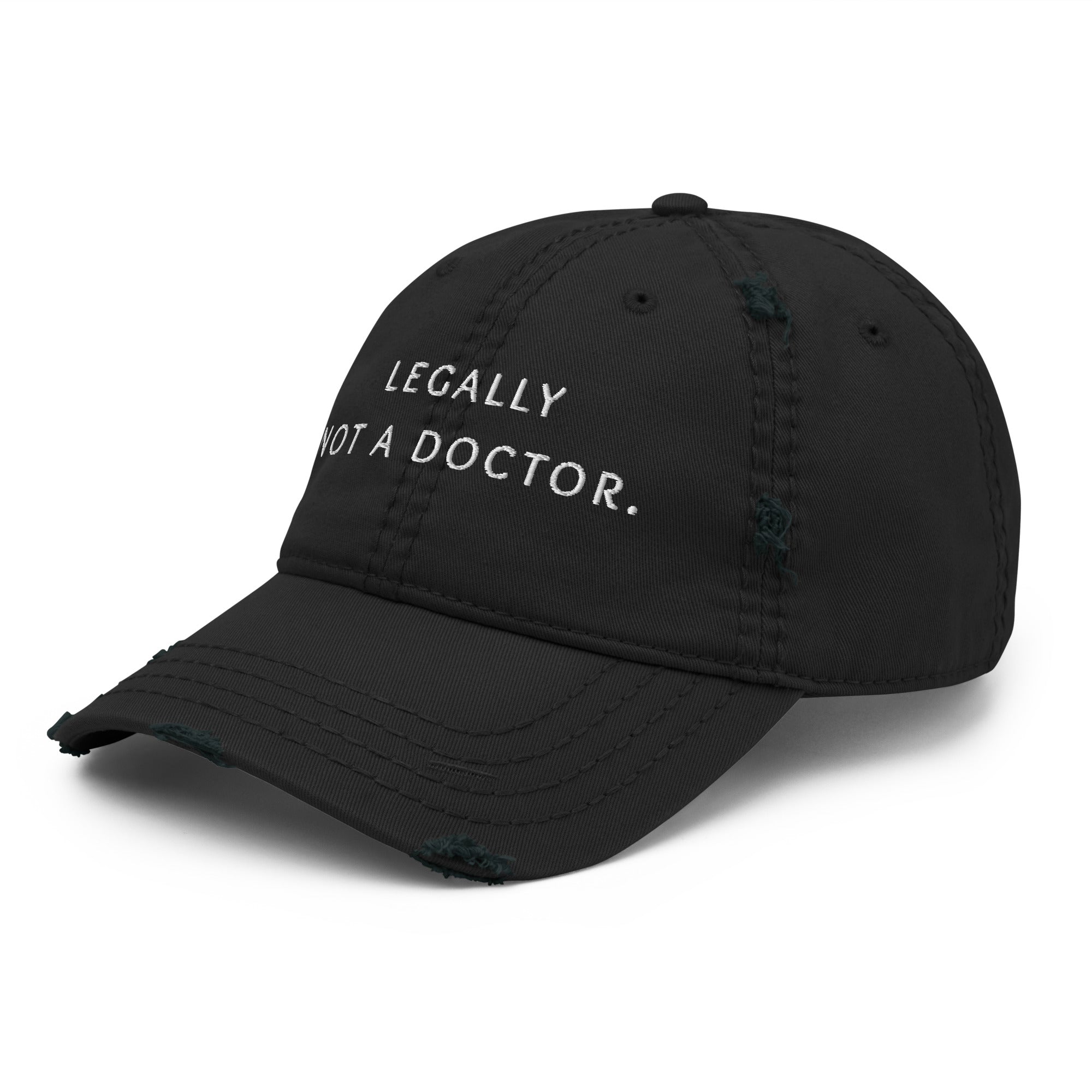 legally not a doctor. Premium Cap - not medik.