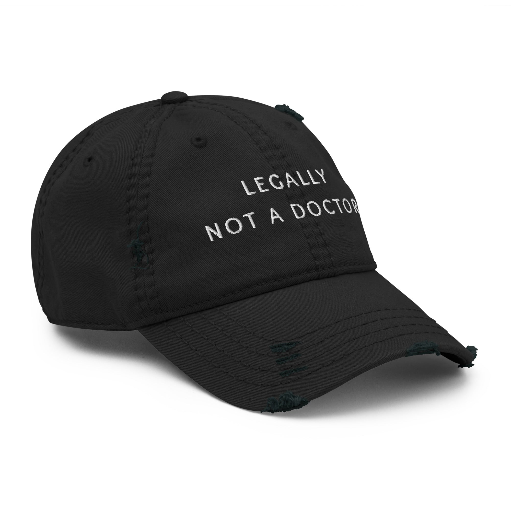 legally not a doctor. Premium Cap - not medik.