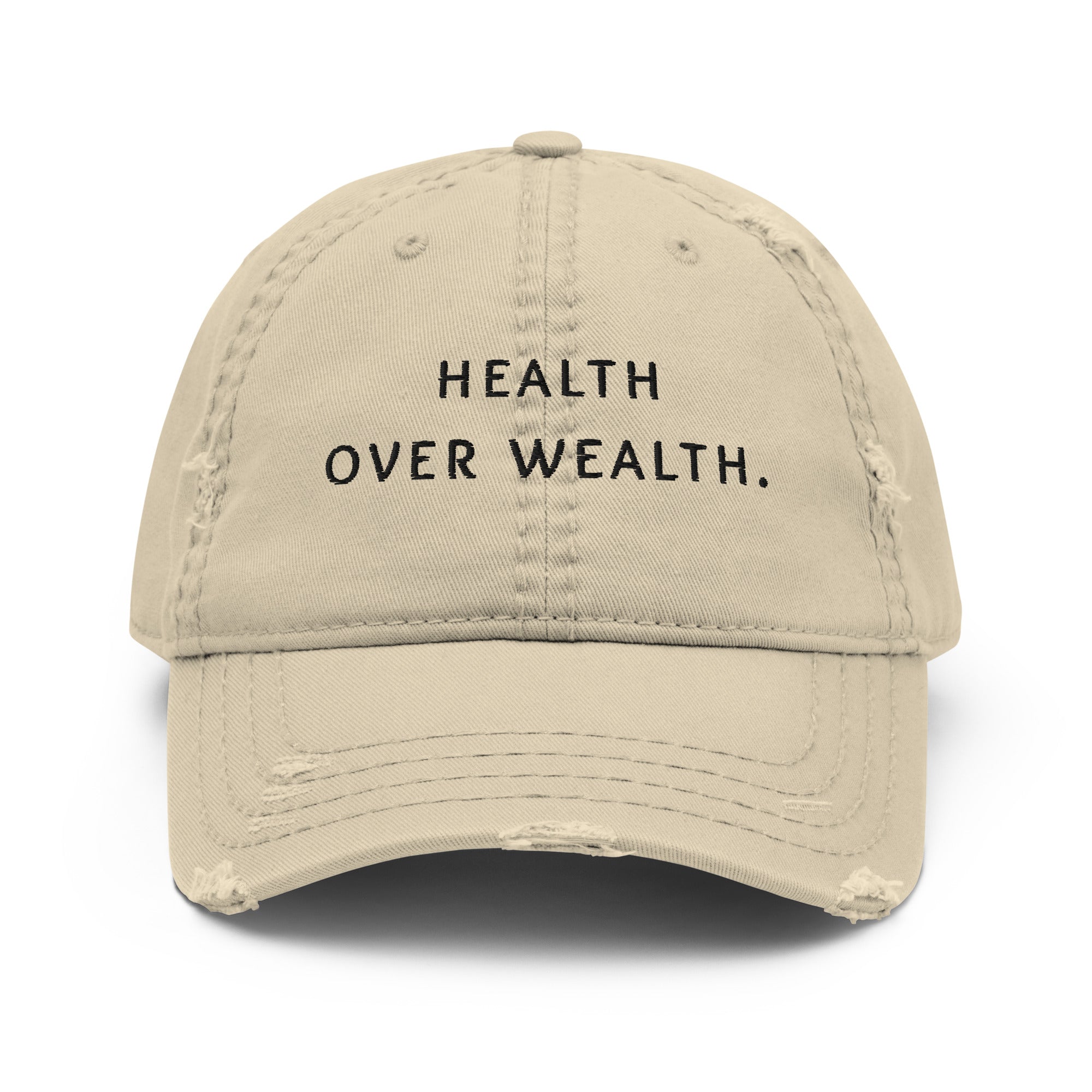 health over wealth. Premium Cap - not medik.