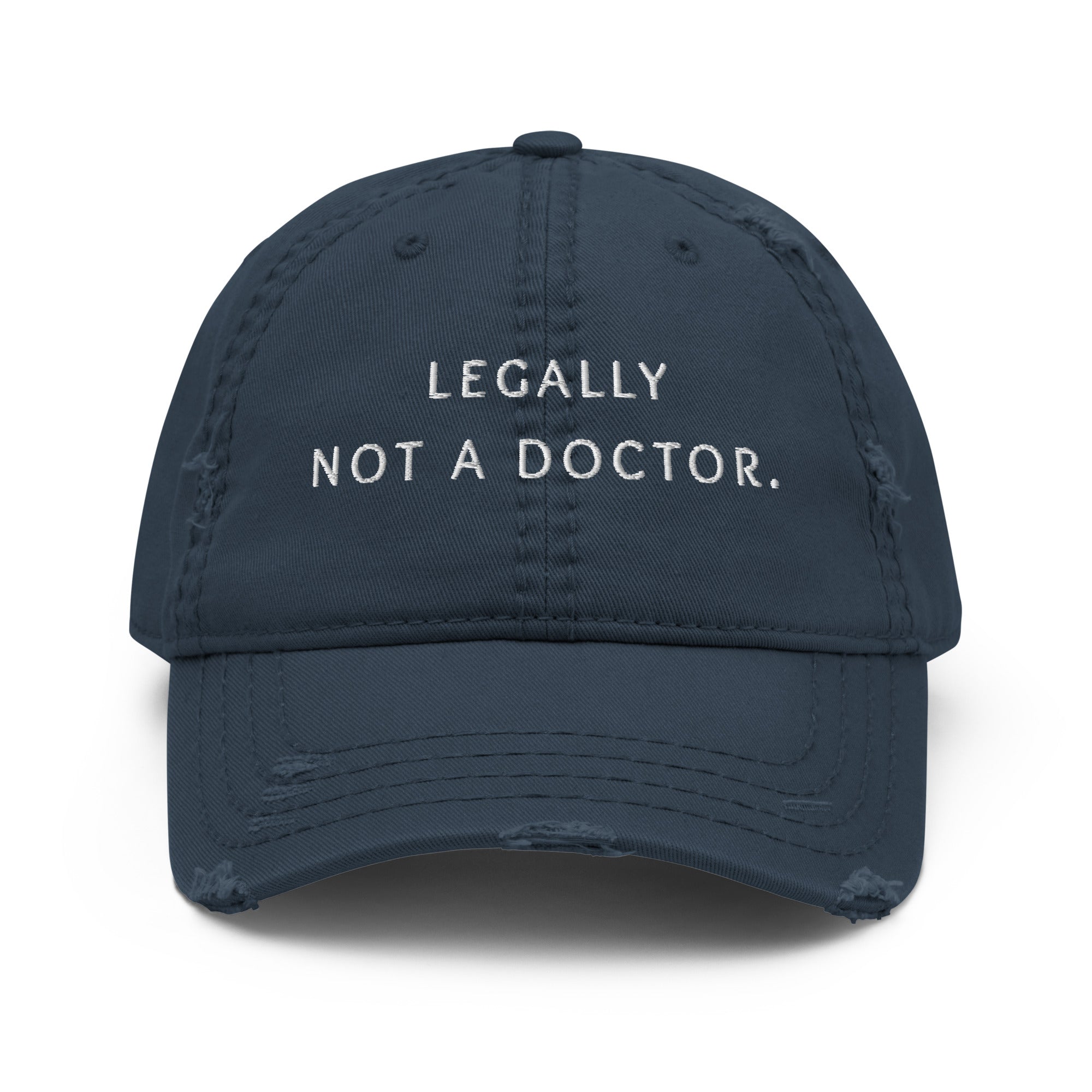 legally not a doctor. Premium Cap - not medik.