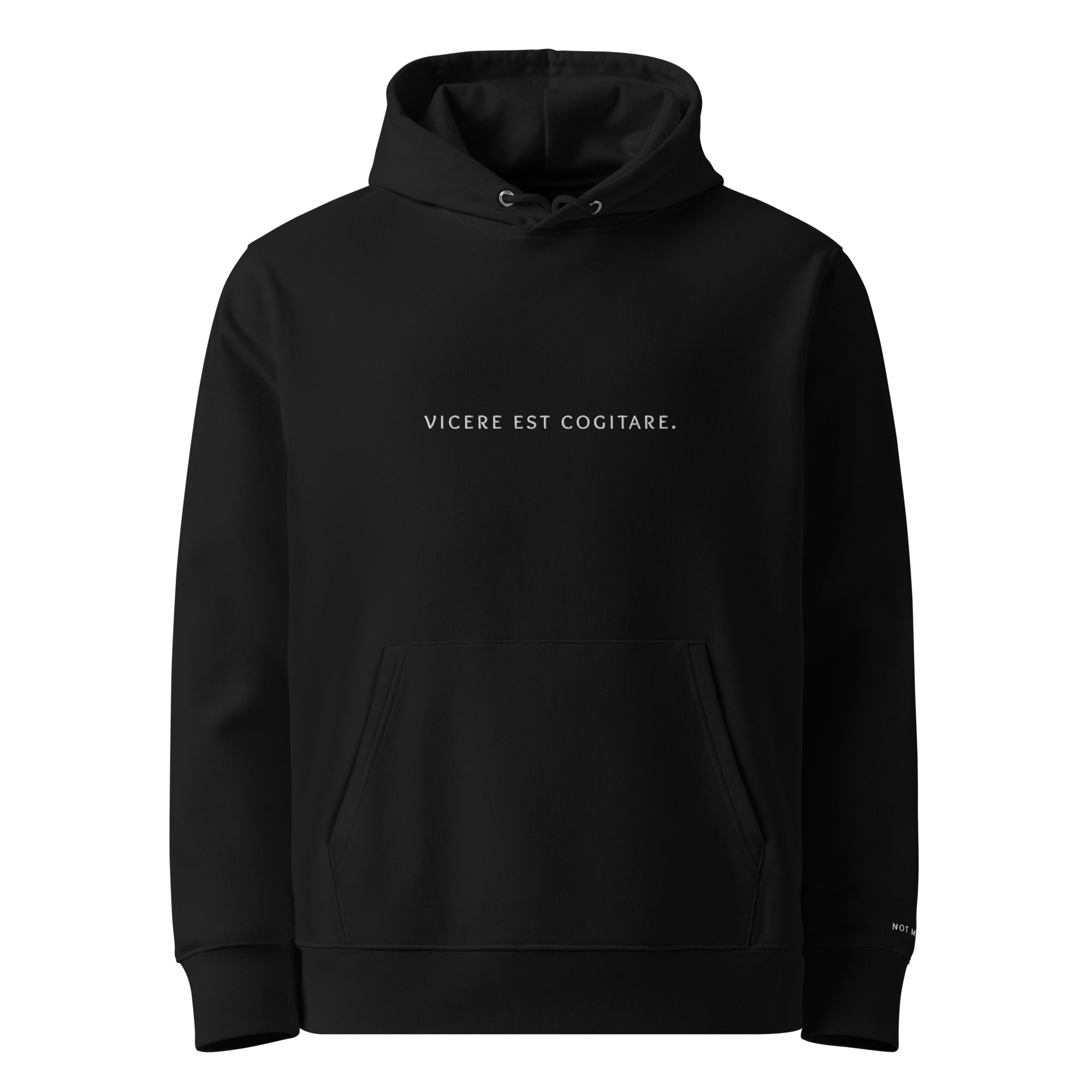 vicere est cogitare. Premium Hoodie - not medik.